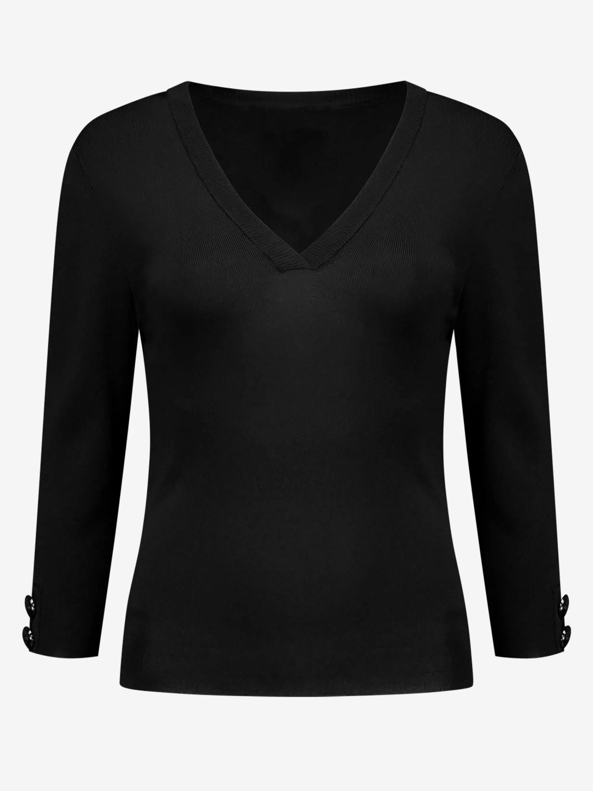 FIFTH HOUSE Tops-Top met driekwart mouwen Black