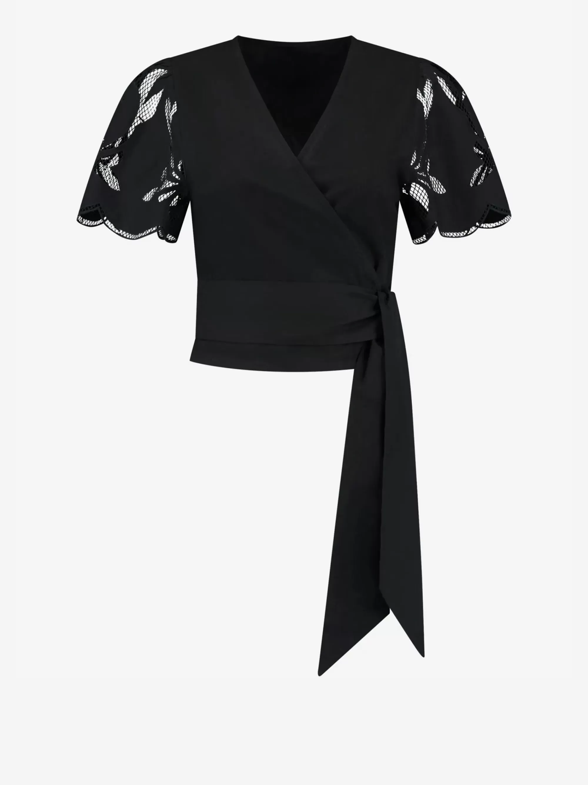 FIFTH HOUSE Blouses | Tops-Top met embroidery Black