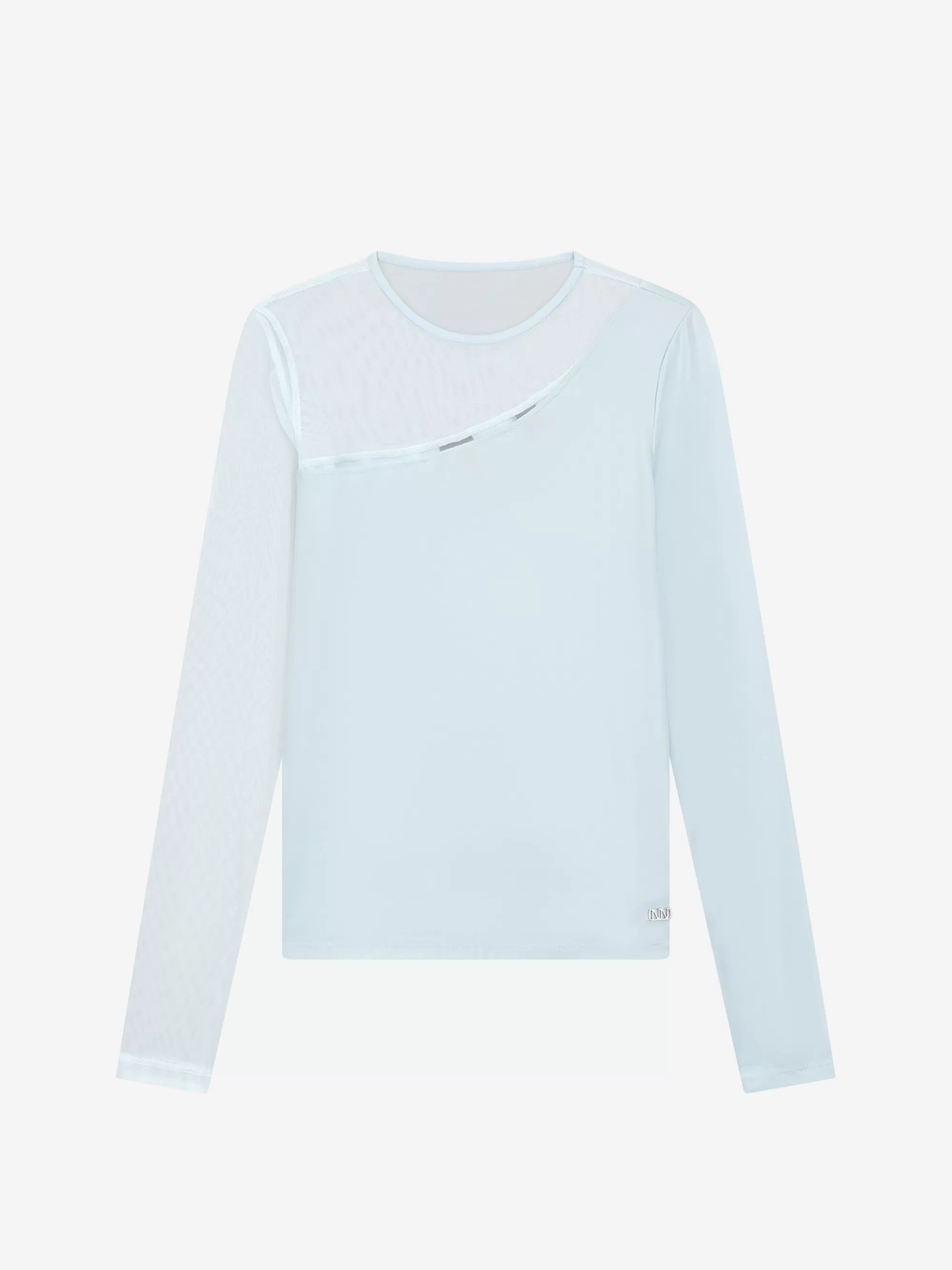 FIFTH HOUSE Tops-Top met mesh Skyblue