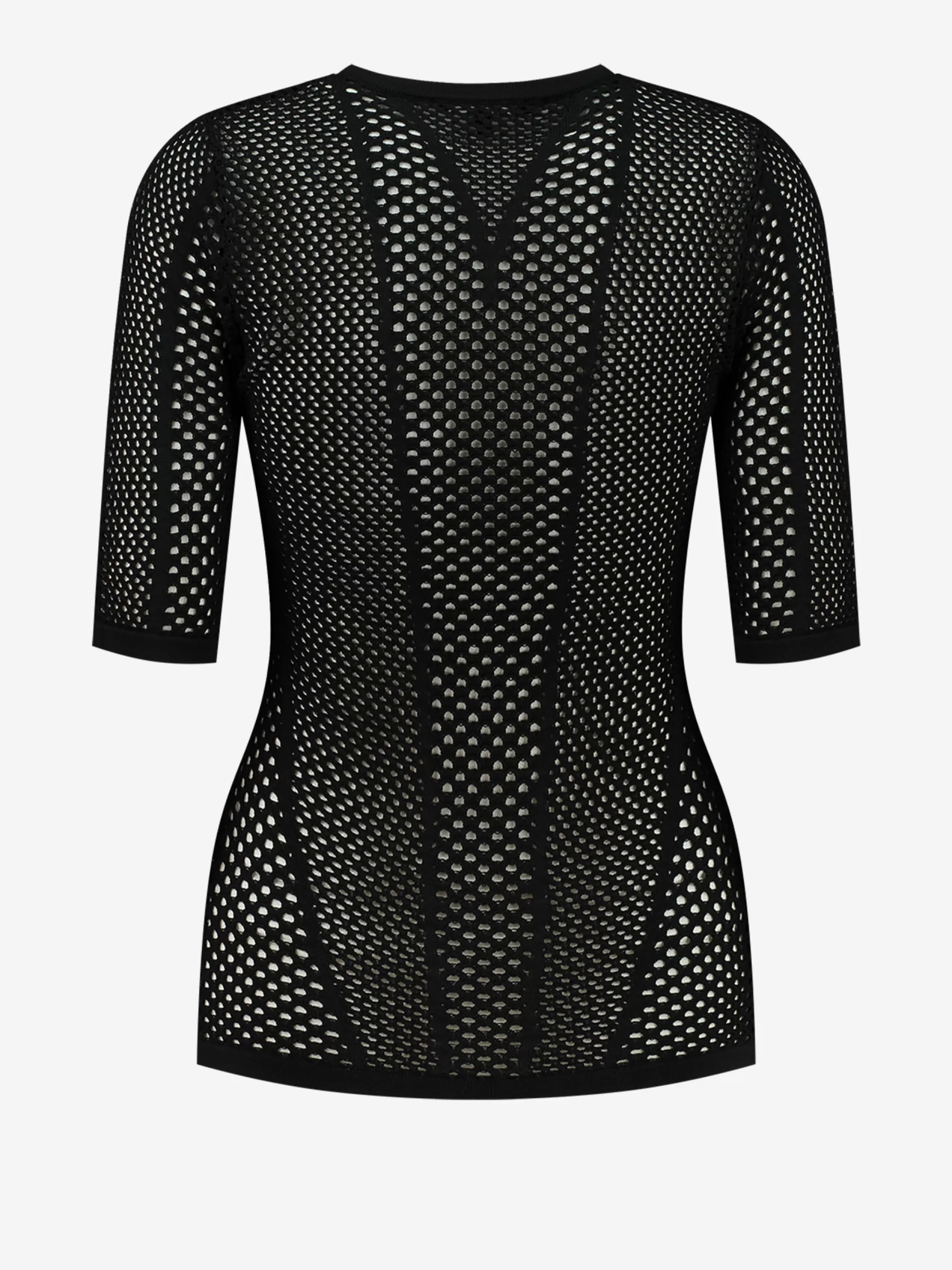 FIFTH HOUSE Tops-Top met mesh Black