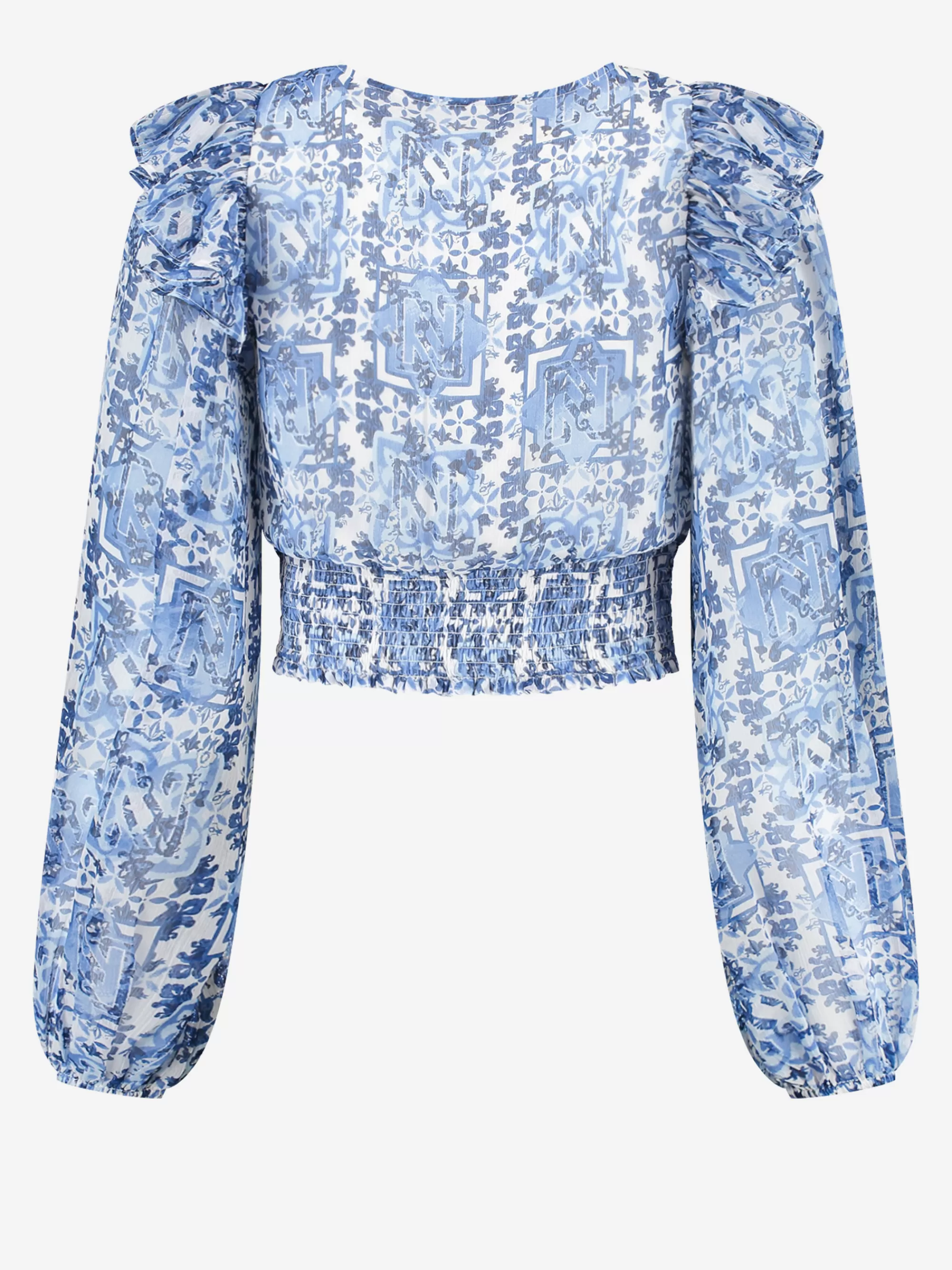 FIFTH HOUSE Tops-Top met print Blue