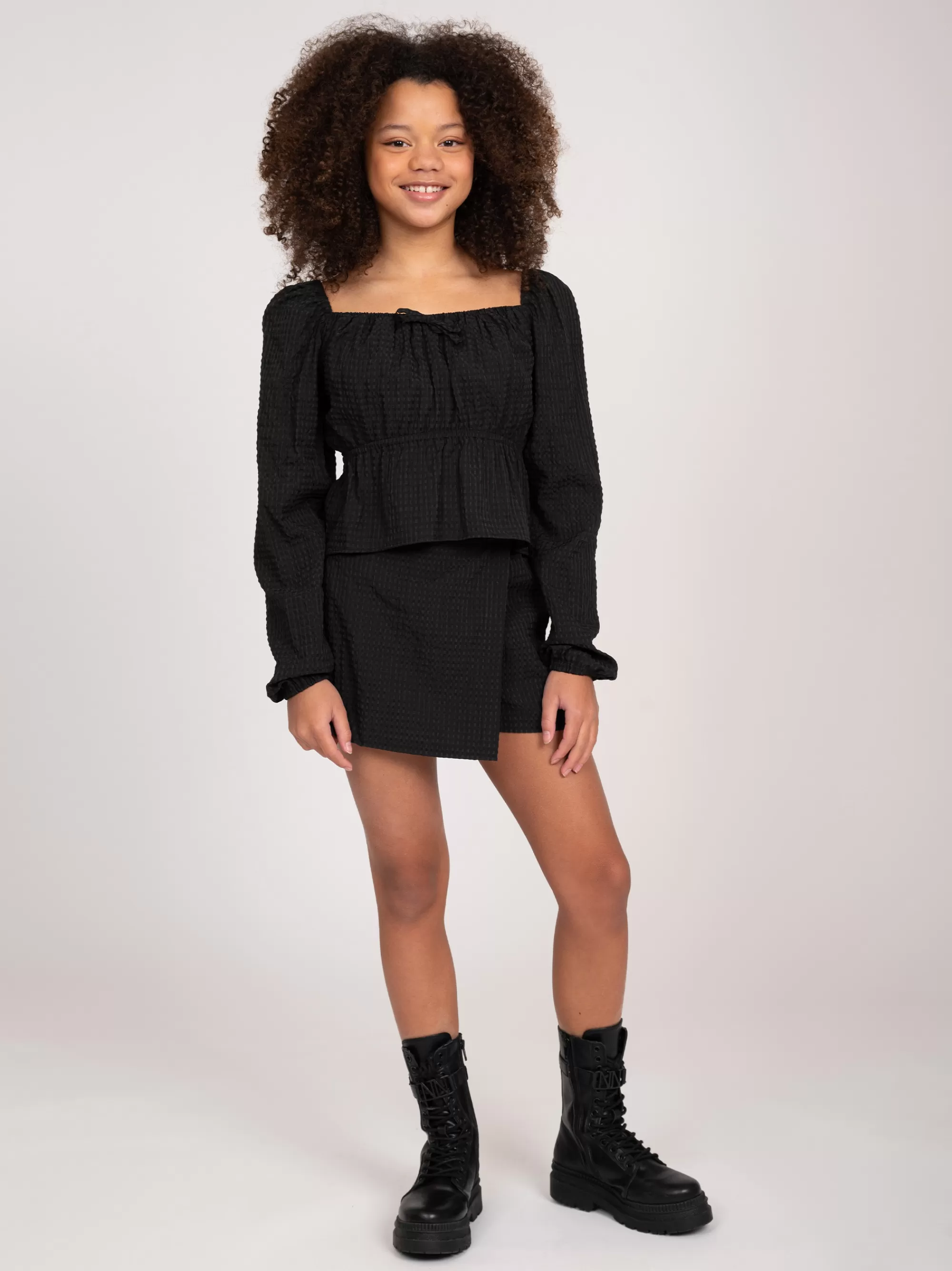 FIFTH HOUSE Tops-Top met strikkoord Black