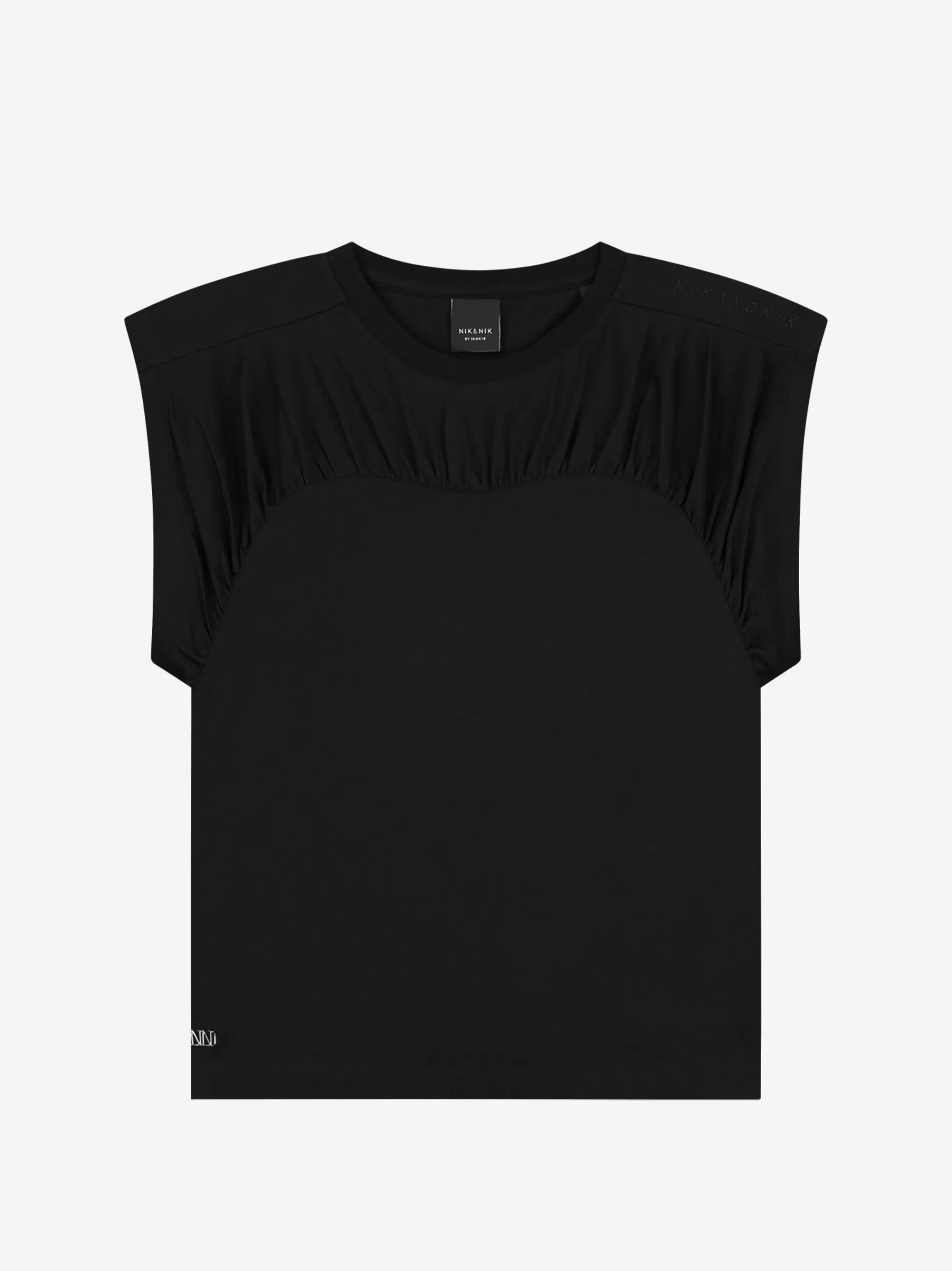 FIFTH HOUSE Tops | T-shirts-T-shirt met boxy fit Black