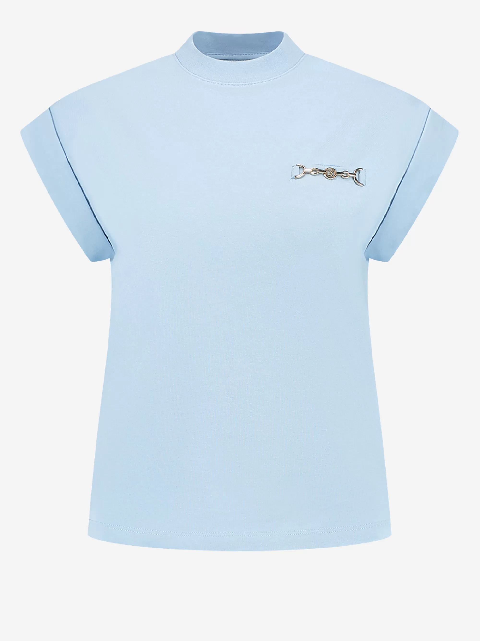 FIFTH HOUSE T-shirts-T-shirt met boxy fit Powderblue