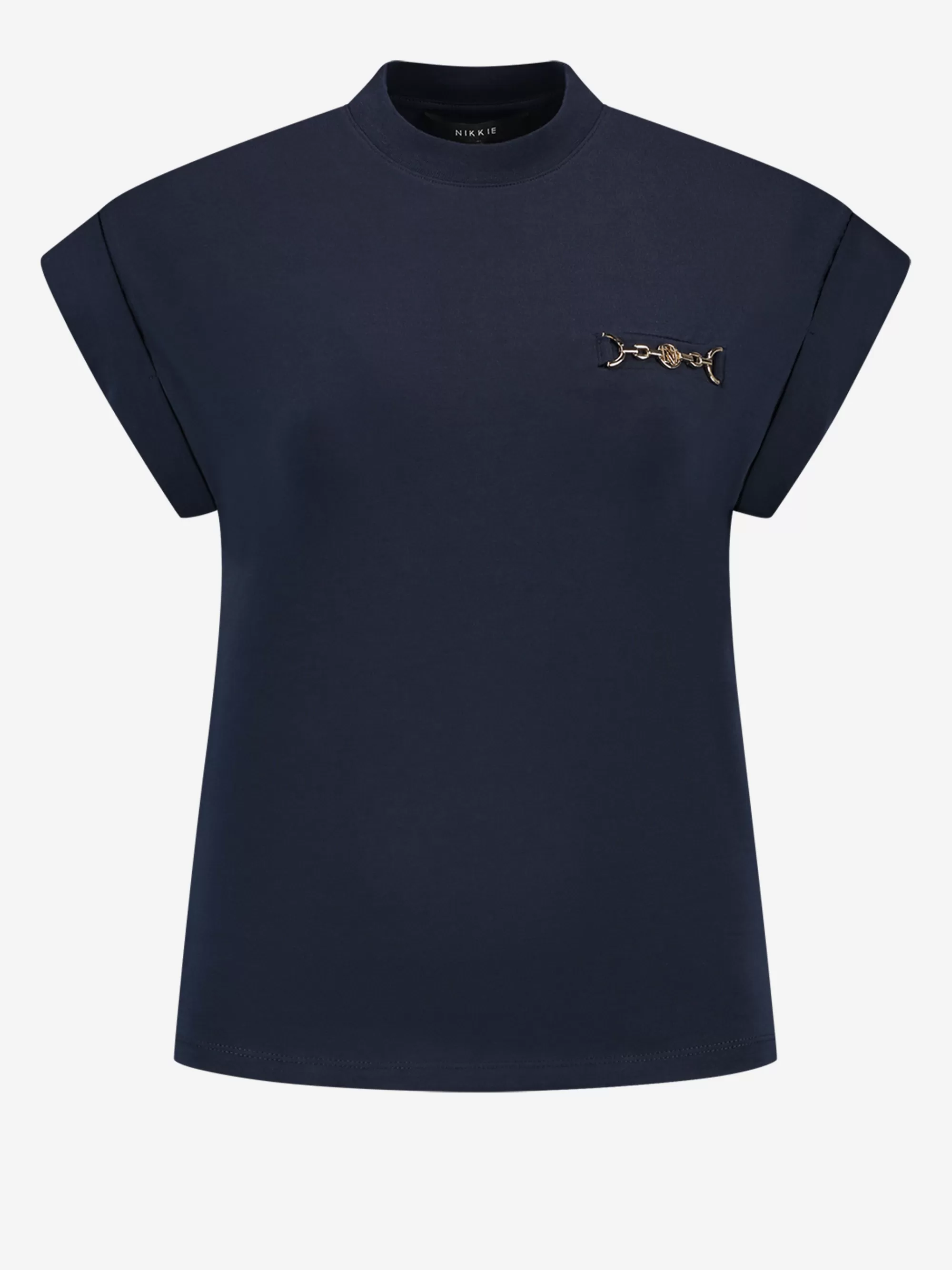 FIFTH HOUSE T-shirts-T-shirt met boxy fit Navy