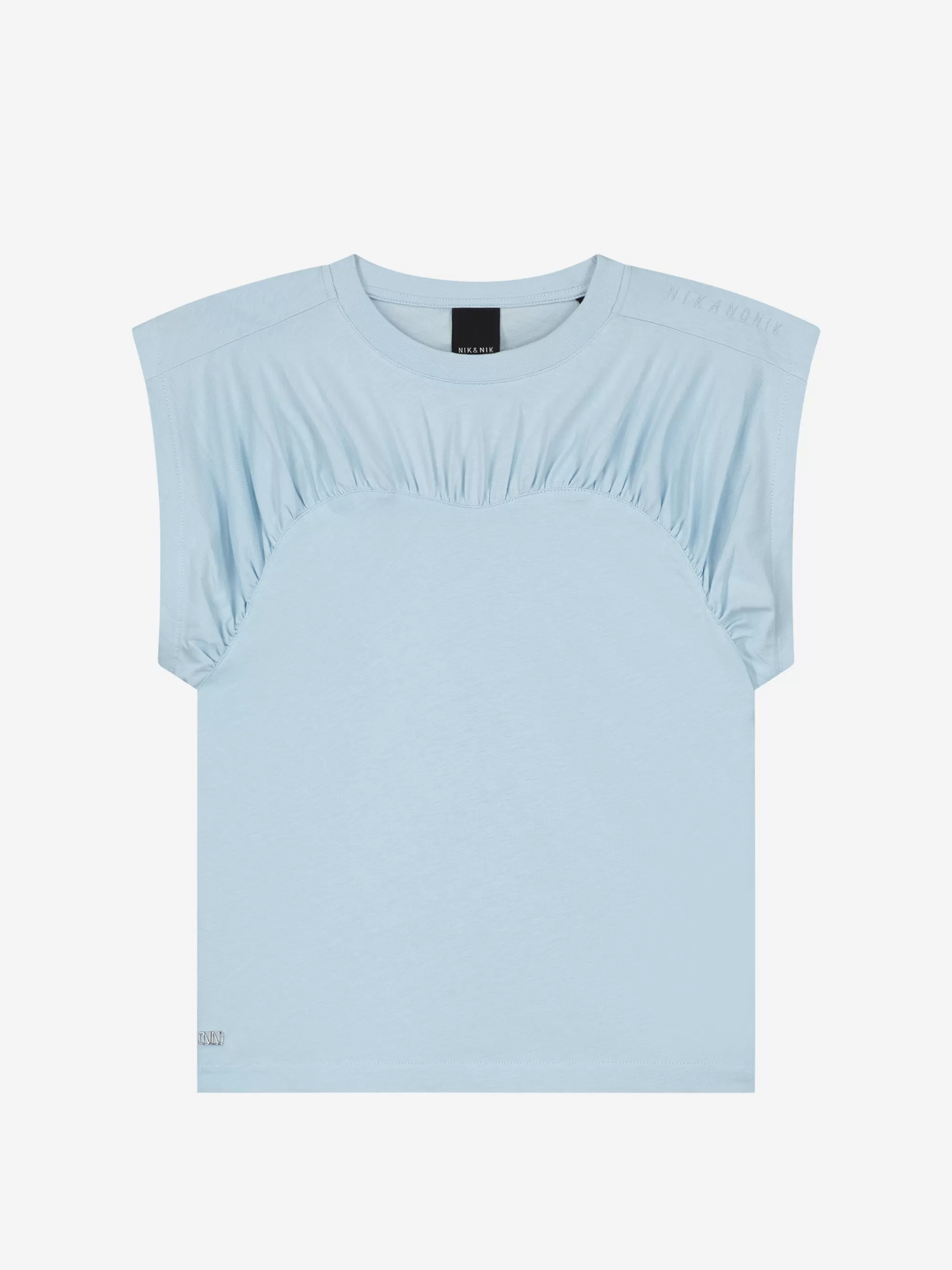 FIFTH HOUSE T-shirts-T-shirt met boxy fit Skyblue