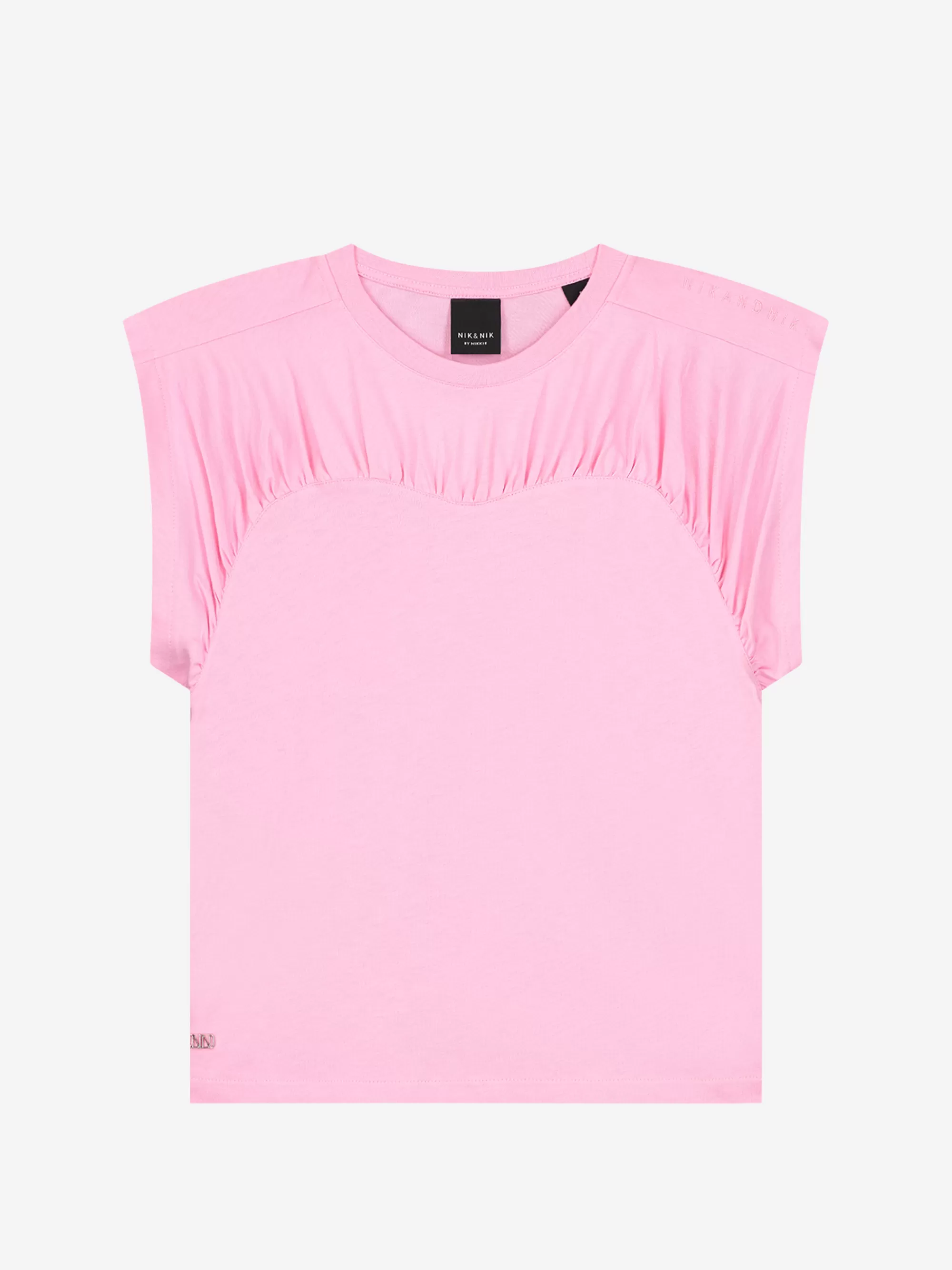 FIFTH HOUSE Tops | T-shirts-T-shirt met boxy fit Foxypink