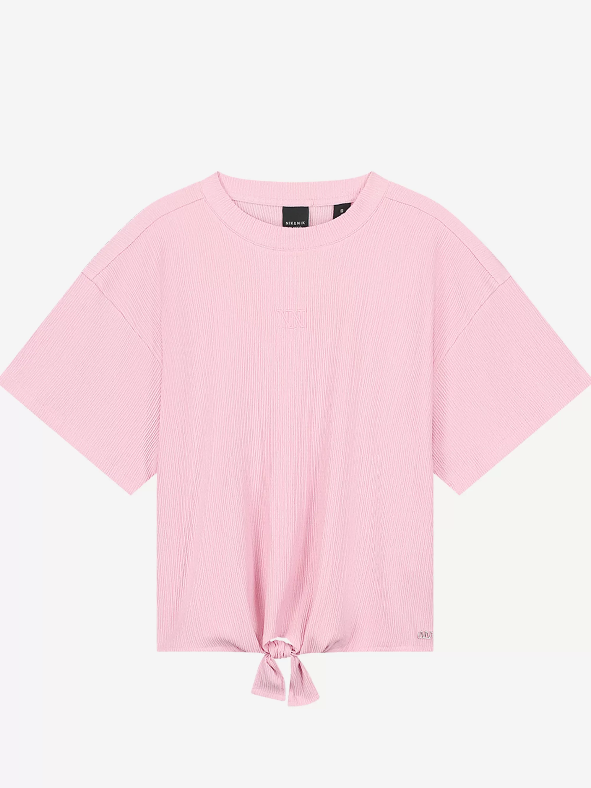 FIFTH HOUSE Sets & Co-ords | T-shirts-T-shirt met embroidery logo Softpink