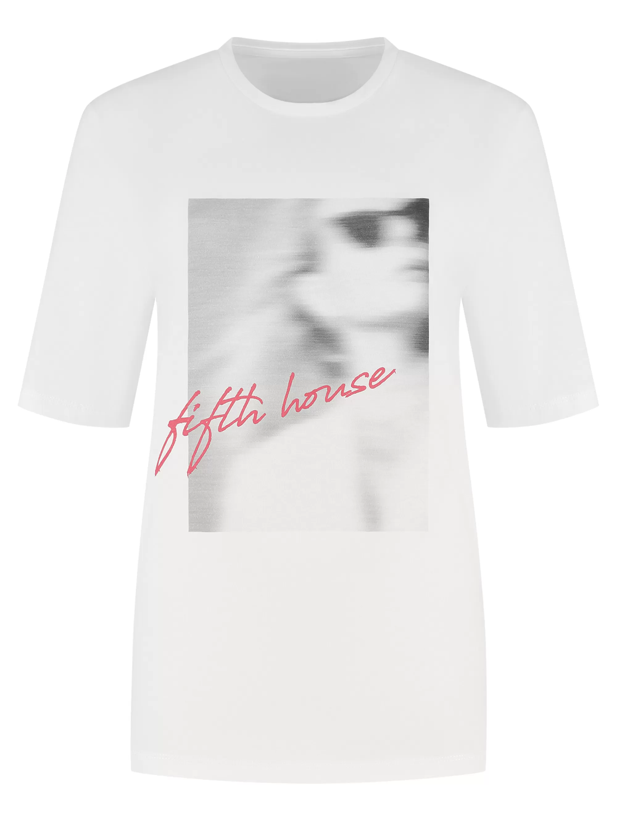 FIFTH HOUSE T-shirts-T-shirt met foto print Starwhite