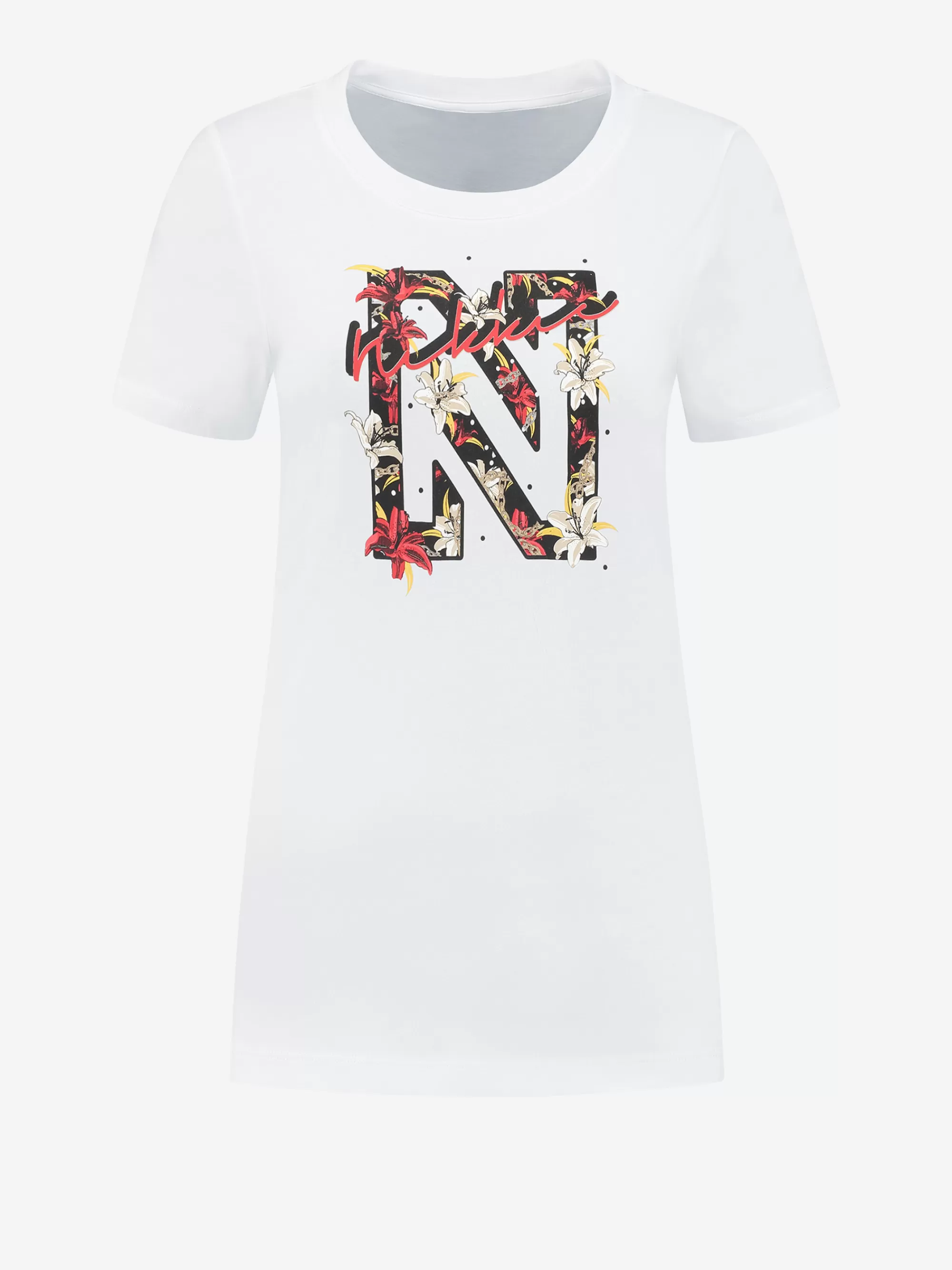 FIFTH HOUSE T-shirts-T-shirt met graphic logo Starwhite