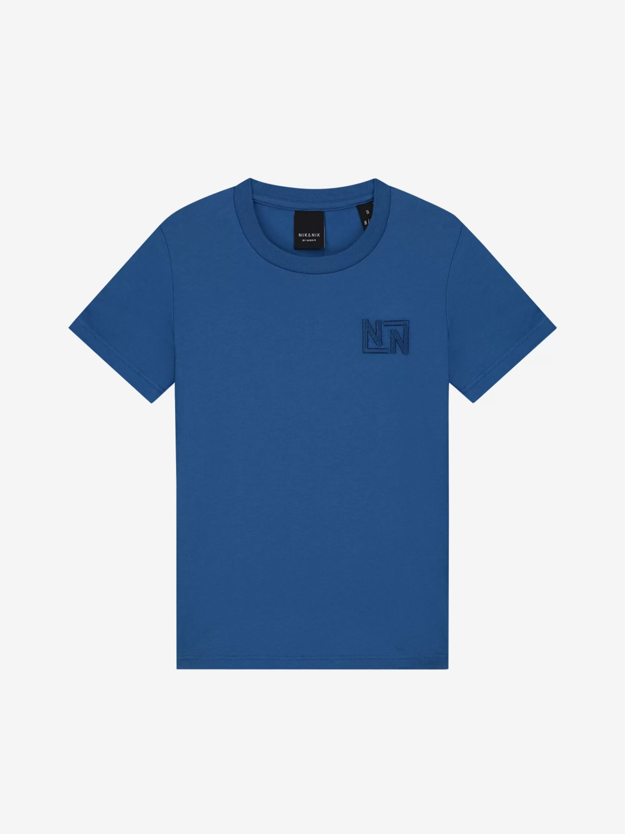 FIFTH HOUSE T-shirts-T-shirt met klein NN logo Cobaltblue