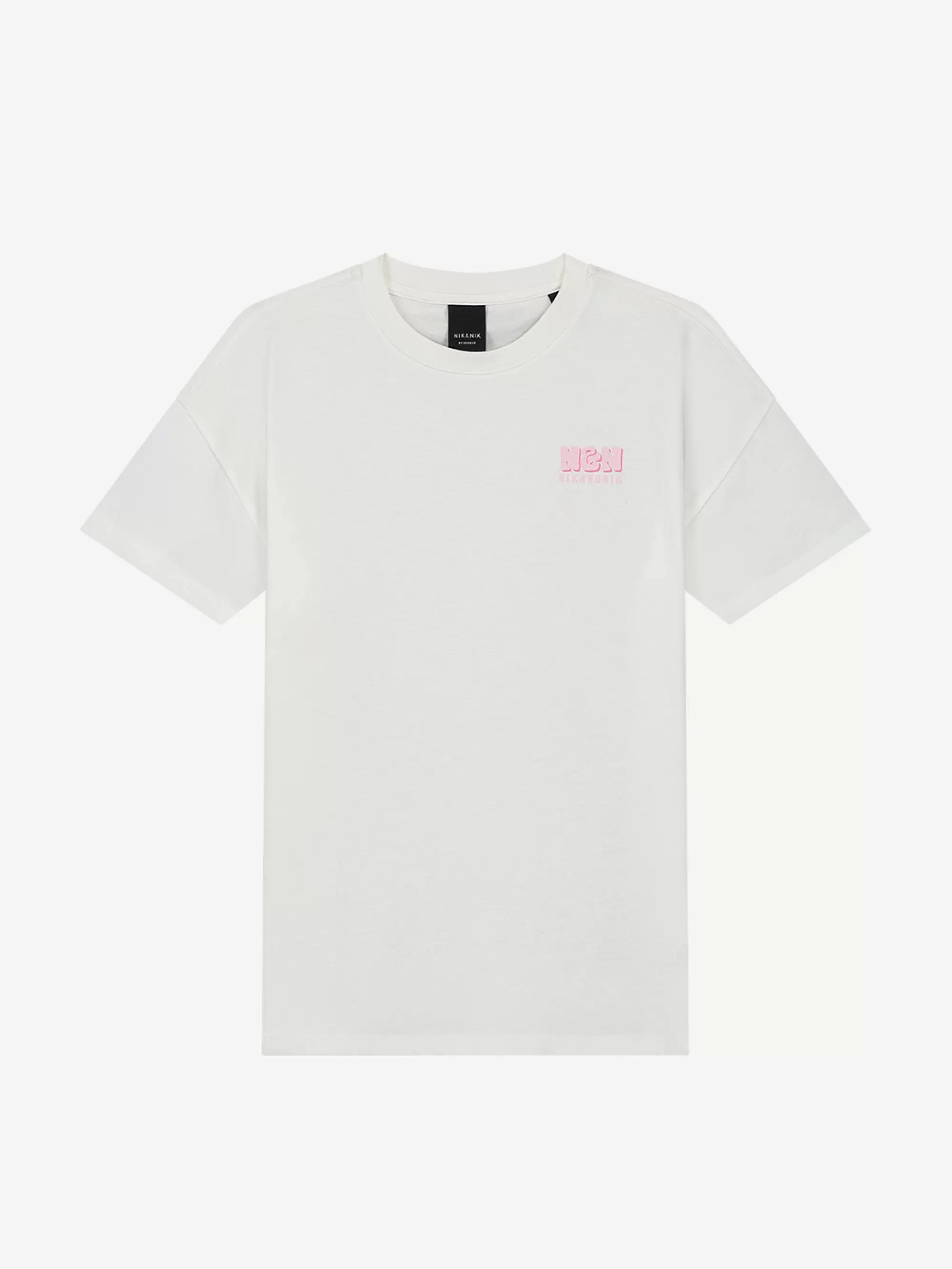 FIFTH HOUSE T-shirts-T-shirt met kleine print Offwhite