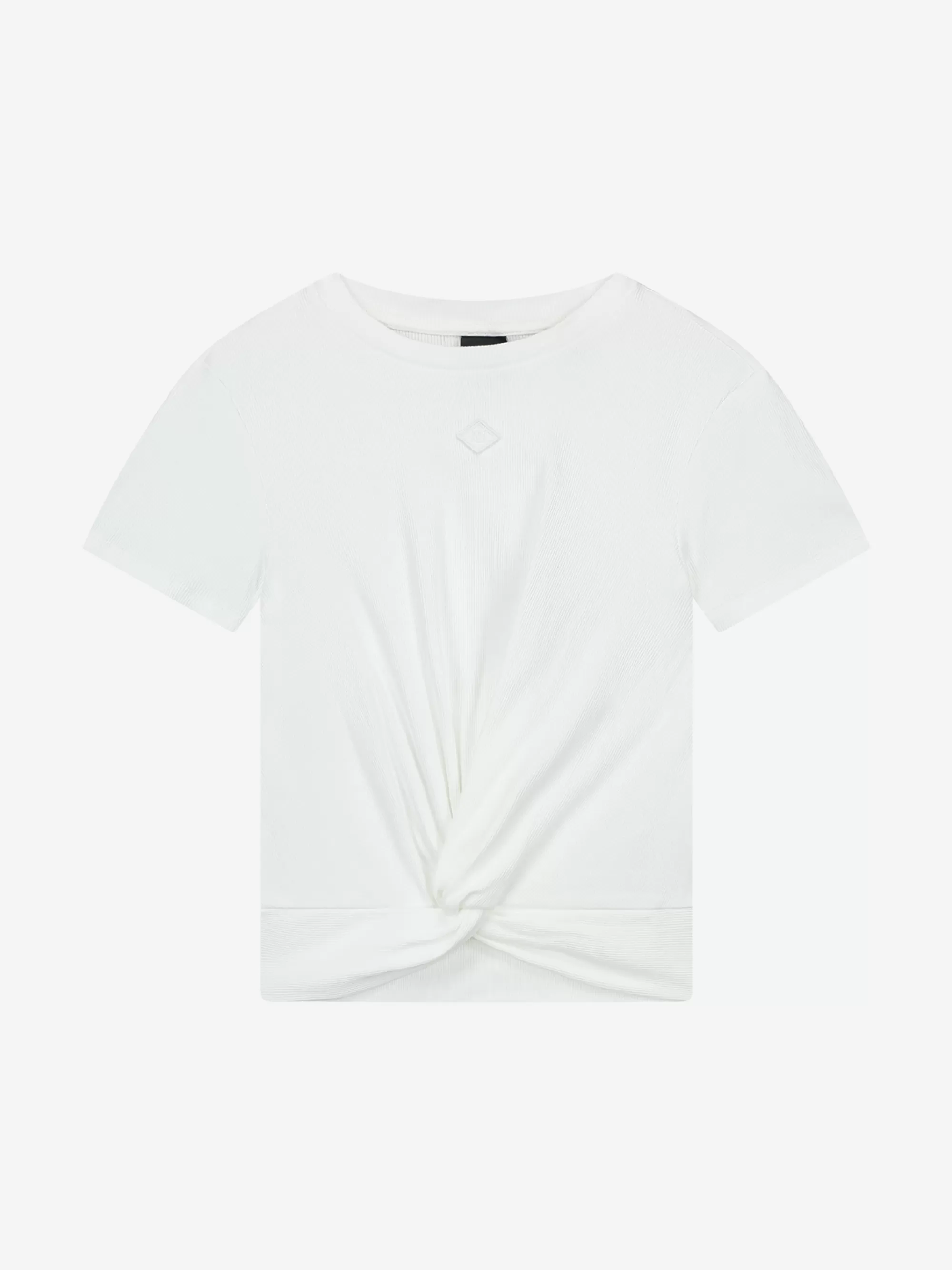 FIFTH HOUSE T-shirts-T-shirt met knoop Offwhite