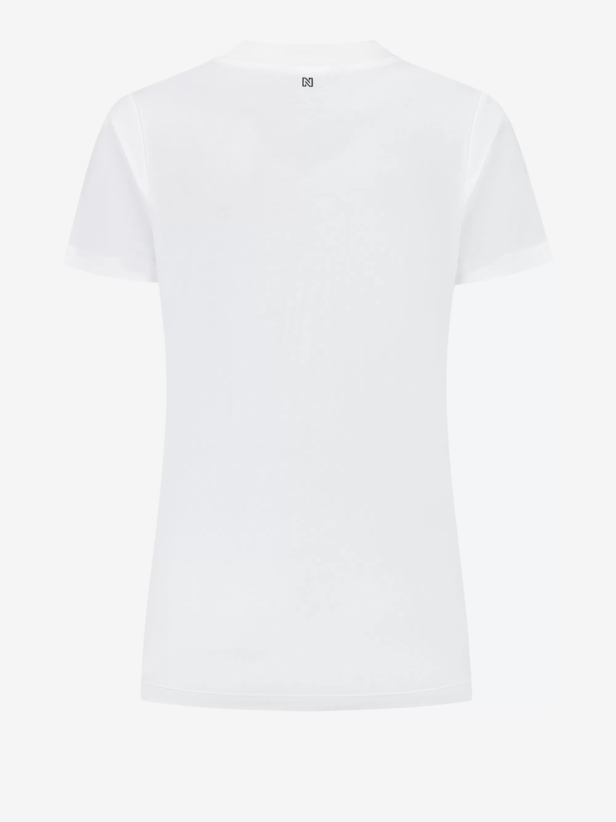 FIFTH HOUSE T-shirts-T-shirt met NIKKIE logo Starwhite