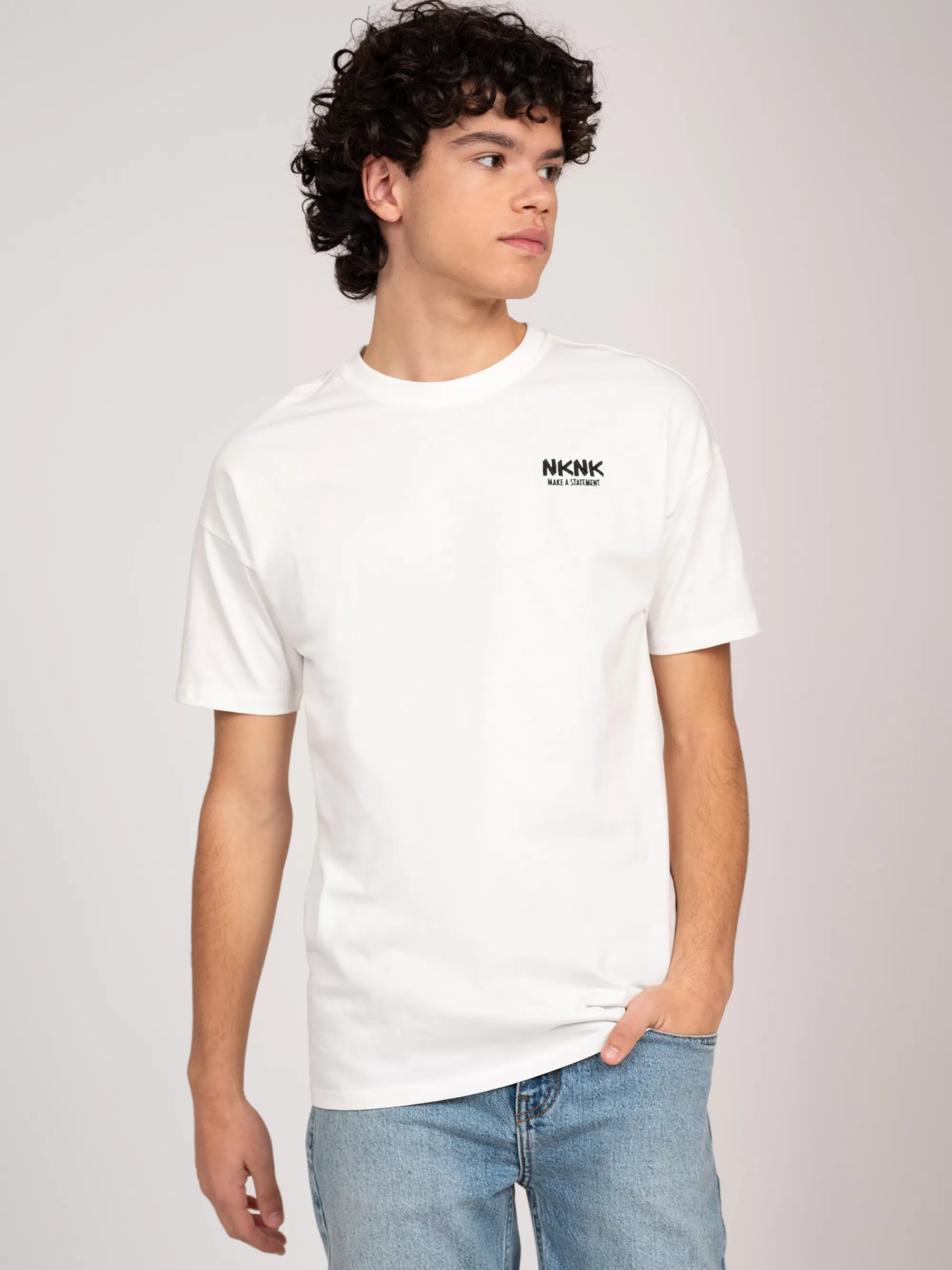 FIFTH HOUSE T-shirts & Polos-T-shirt met NIK&NIK logo Offwhite