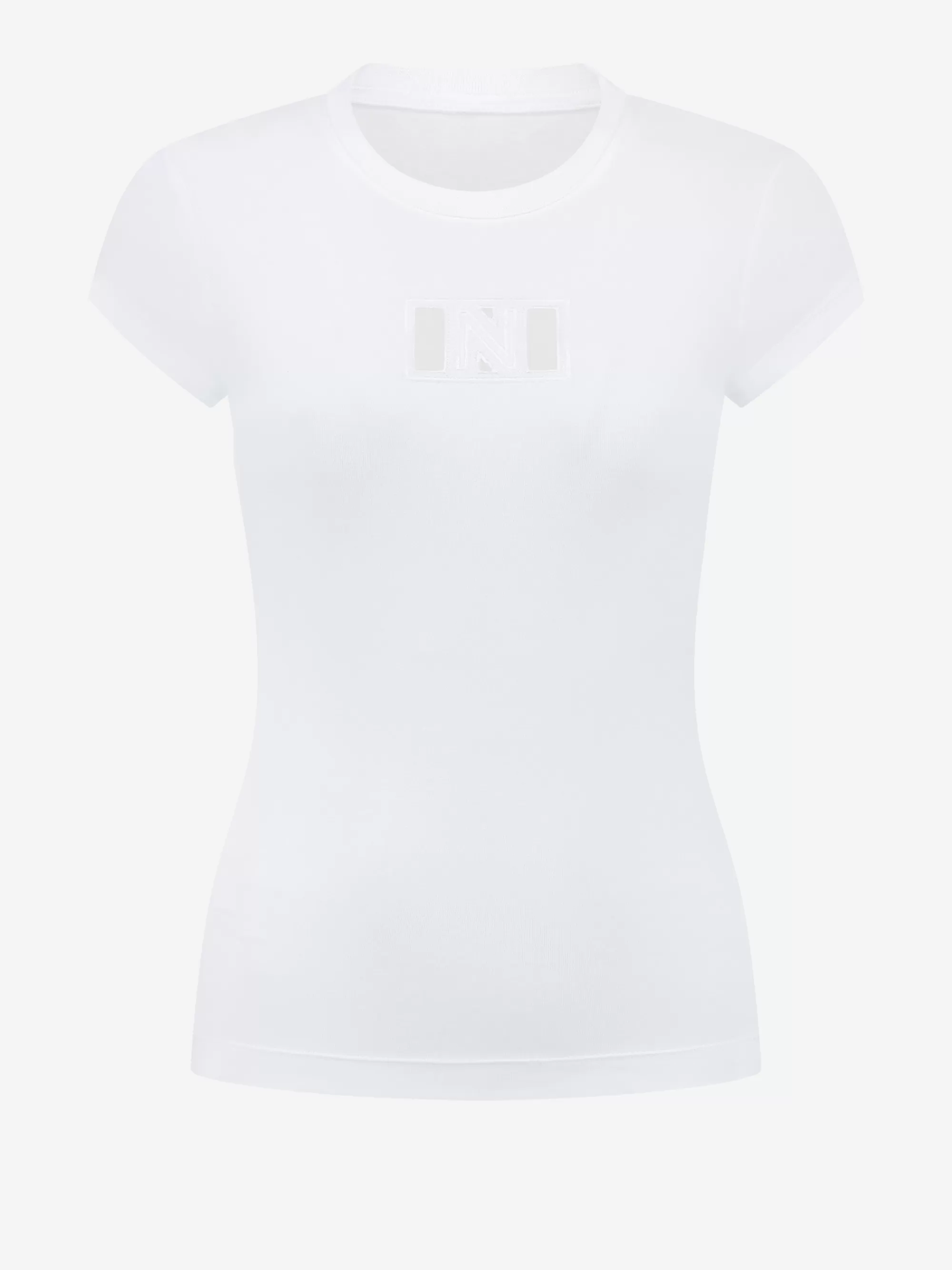 FIFTH HOUSE T-shirts-T-shirt met N-logo Starwhite