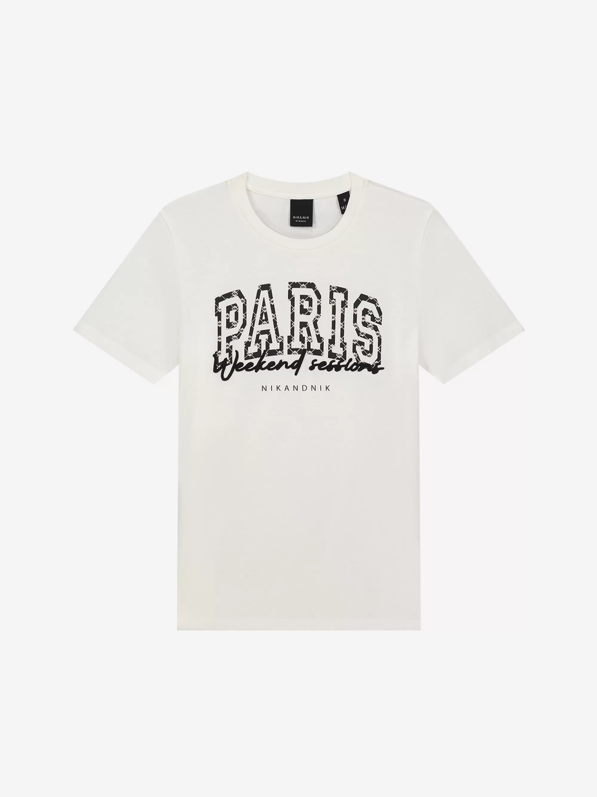 FIFTH HOUSE T-shirts-T-shirt met paris print Offwhite