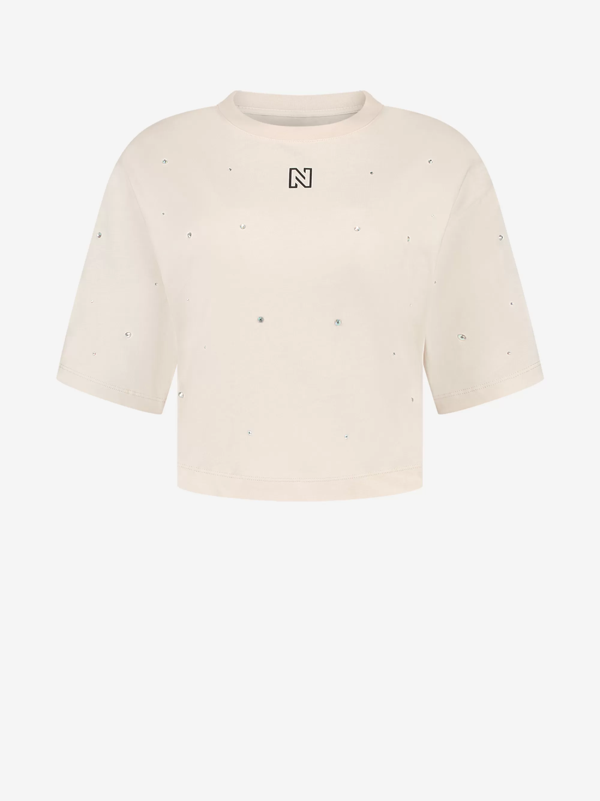 FIFTH HOUSE T-shirts-T-shirt met studs Pearl